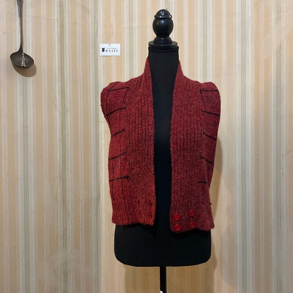 Eber international, vintage wool vest - Picture 1 of 4
